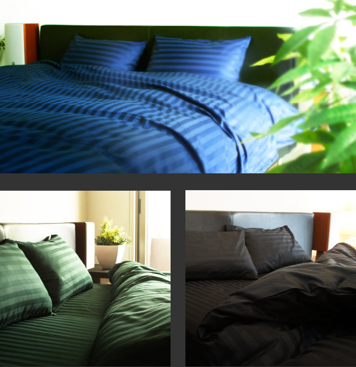 サテンストライプシーツ「皇」 サテンストライプシーツ「皇」